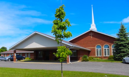 Outside HFMC Front Doors